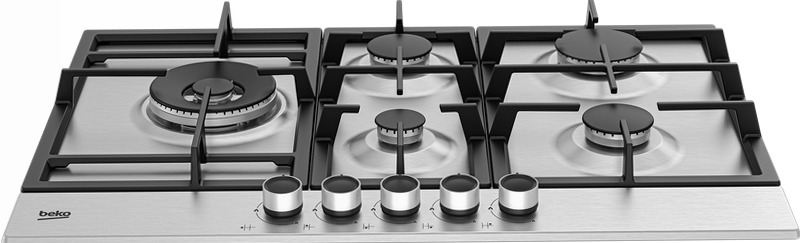 HIAL75225SXE: Piano a Gas PractiClean 75 cm Acciaio 4