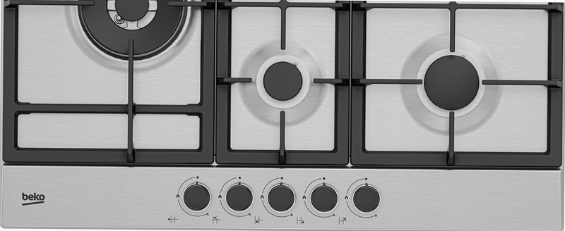 HIAL75225SXE: Piano a Gas PractiClean 75 cm Acciaio 4
