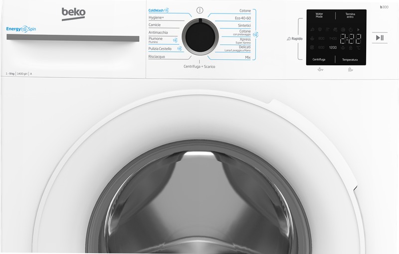 Lavatrice BMW9147EW: 9kg, Classe A-10%, 1400 Giri 1400rpm 9kg Bianco