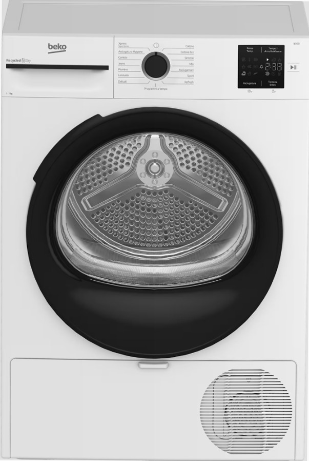 Asciugatrice 7kg Classe D a Pompa di Calore BMTEP73EB Bianco
