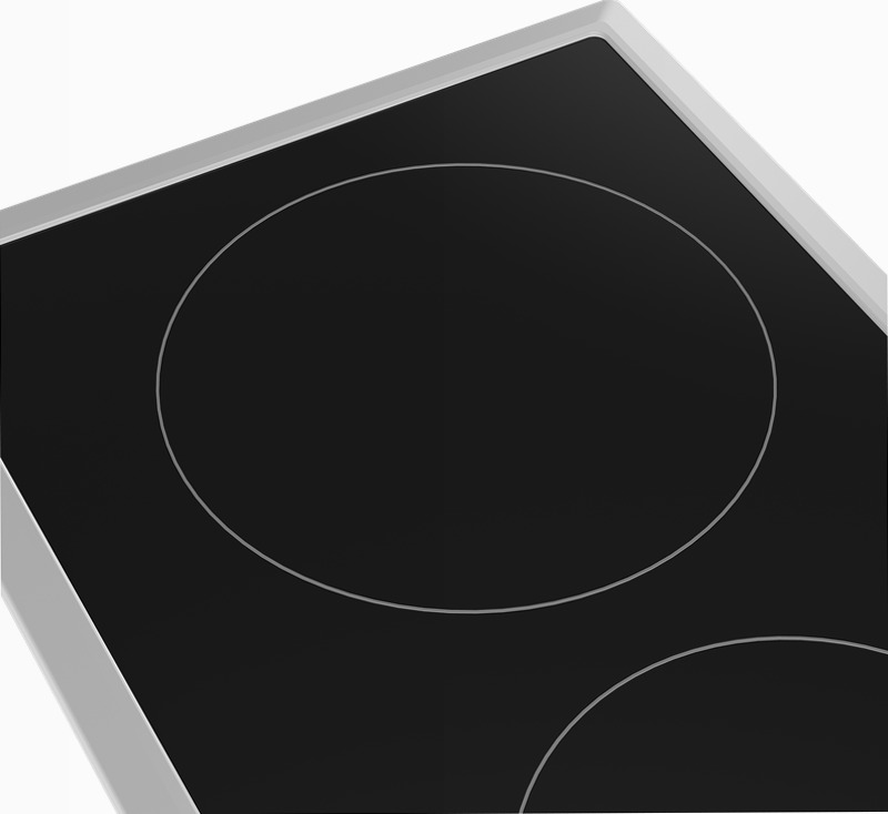 HDCC 32200 X: 30 cm Vetroceramica Piano Cottura da Incasso Nero 2