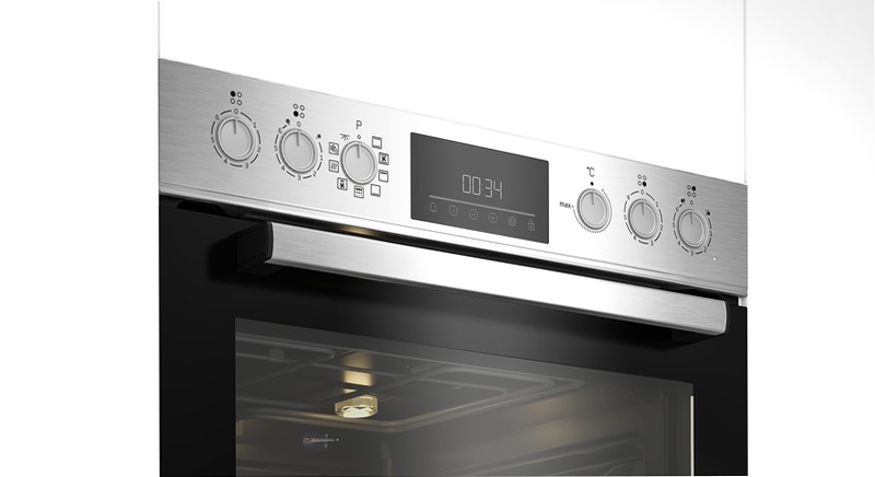 Forno Assistito con Ventola 66 L A Acciaio