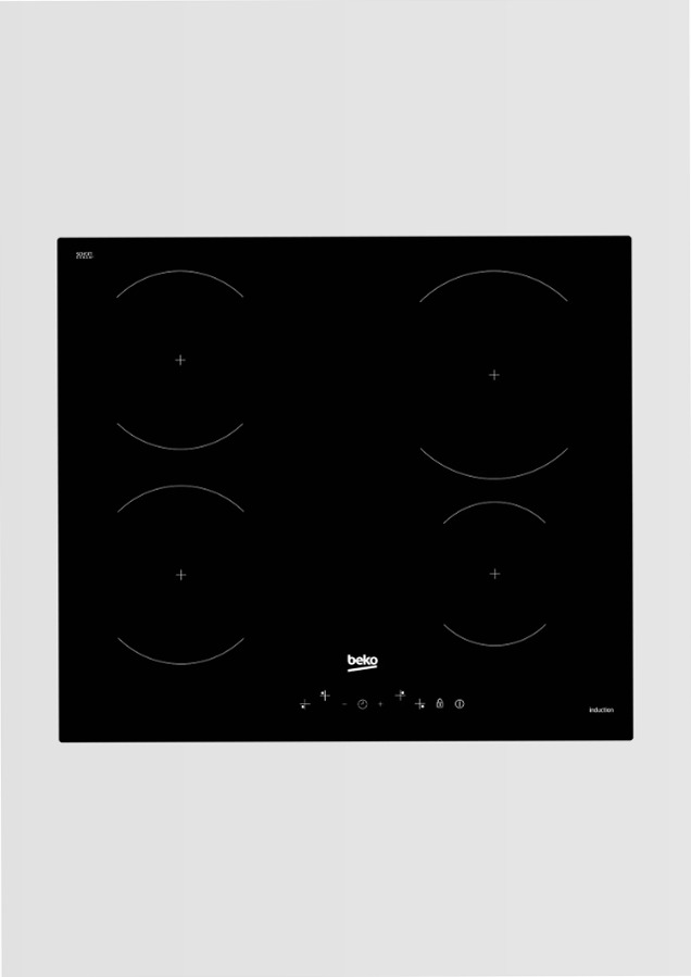 HI 6443C GT 60 cm Induzione Piano Cottura da Incasso Nero A 4
