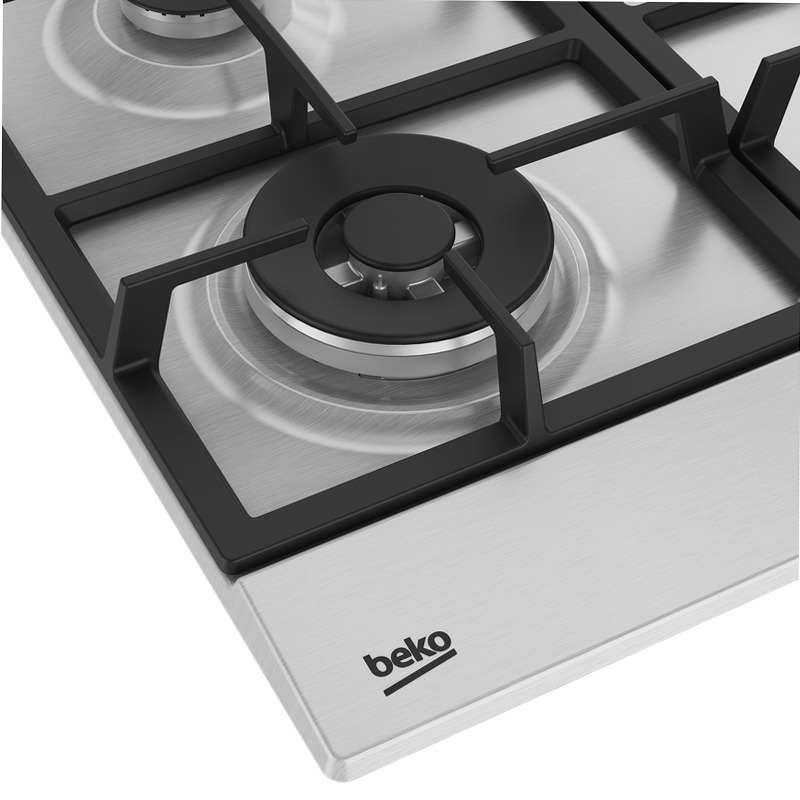 HIAW64226SXE: Piano a Gas PractiClean e FlameAdjust Acciaio