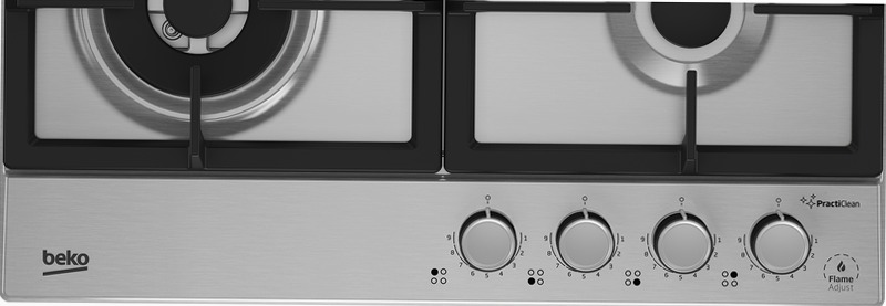 HIAW64226SXE: Piano a Gas PractiClean e FlameAdjust Acciaio