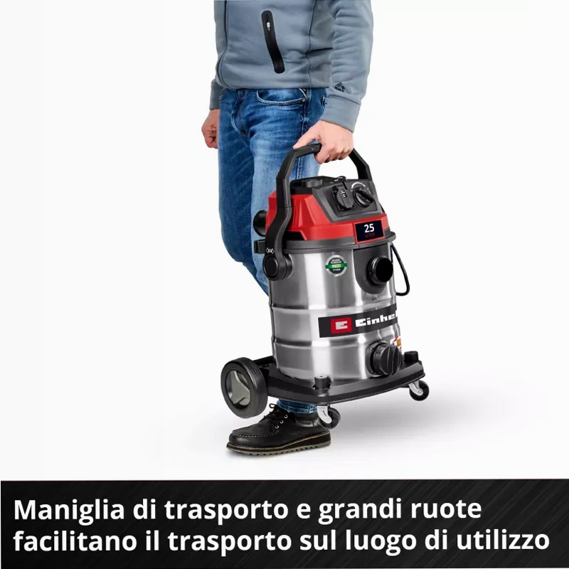 Einhell Aspirasolidi e liquidi TE-VC 2580 SACL