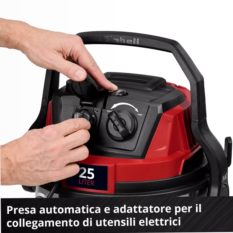 Einhell Aspirasolidi e liquidi TE-VC 2580 SACL