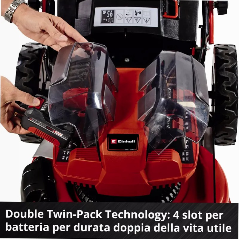 Einhell Tagliaerba a batteria GP-CM 36/47 S HW Li (4x4,0Ah)