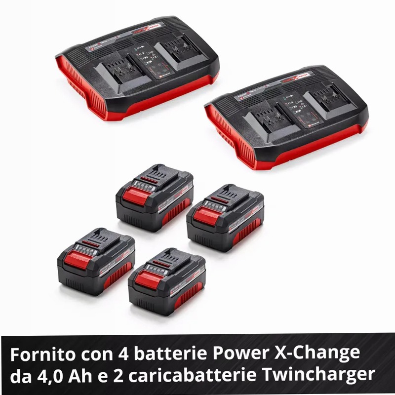 Einhell Tagliaerba a batteria GP-CM 36/47 S HW Li (4x4,0Ah)