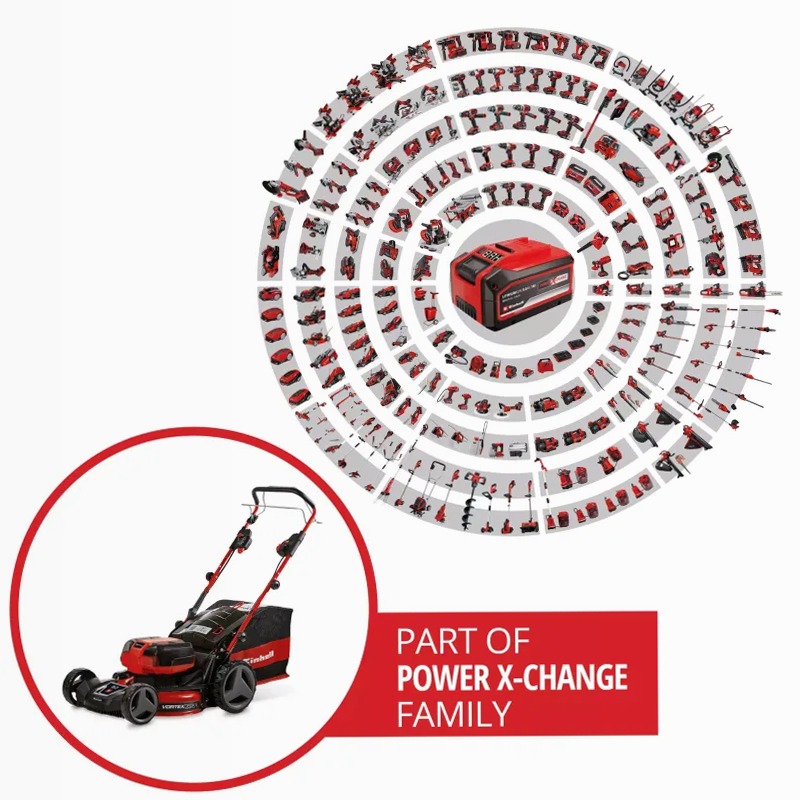 Einhell Tagliaerba a batteria GP-CM 36/47 S HW Li (4x4,0Ah)