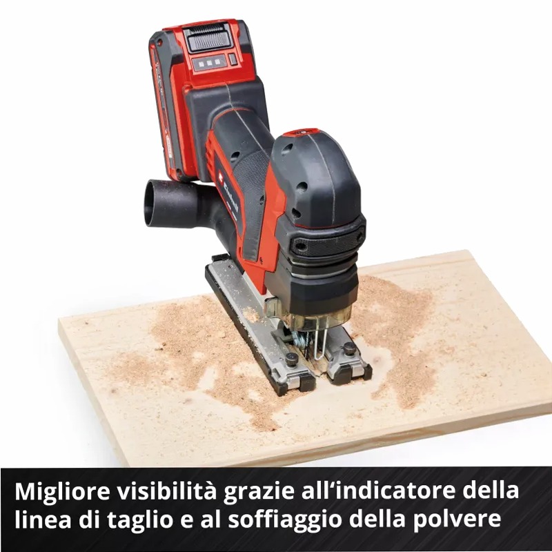 Einhell Seghetto alternativo a batteria TP-JST 18/135 Li BL - Solo