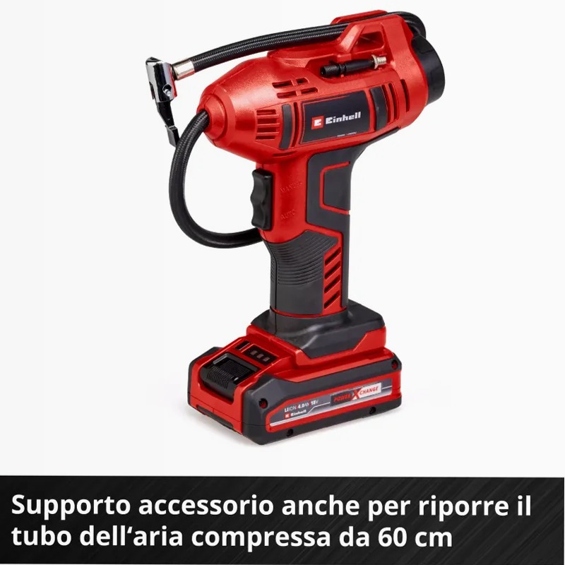 Einhell Compressore per auto a batteria CE-CC 18 Li-Solo