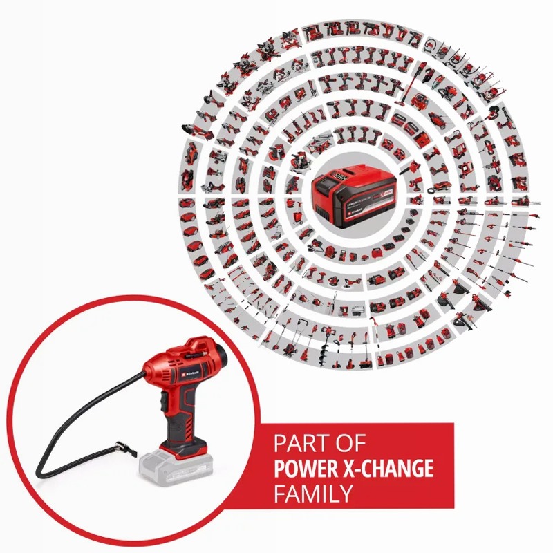 Einhell Compressore per auto a batteria CE-CC 18 Li-Solo