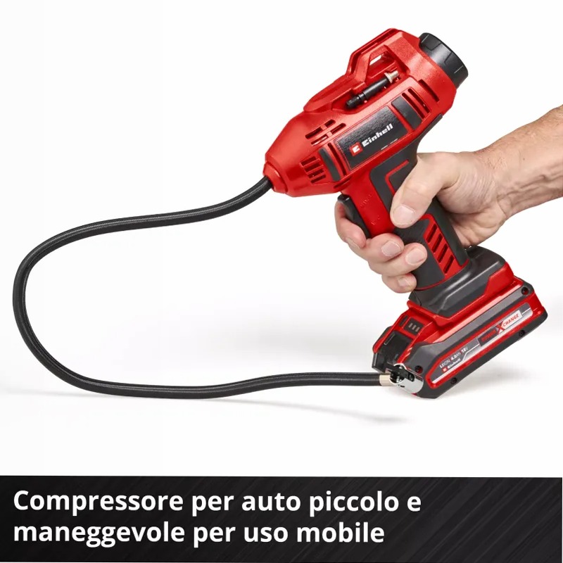 Einhell Compressore per auto a batteria CE-CC 18 Li-Solo