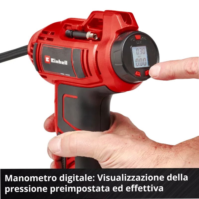 Einhell Compressore per auto a batteria CE-CC 18 Li-Solo