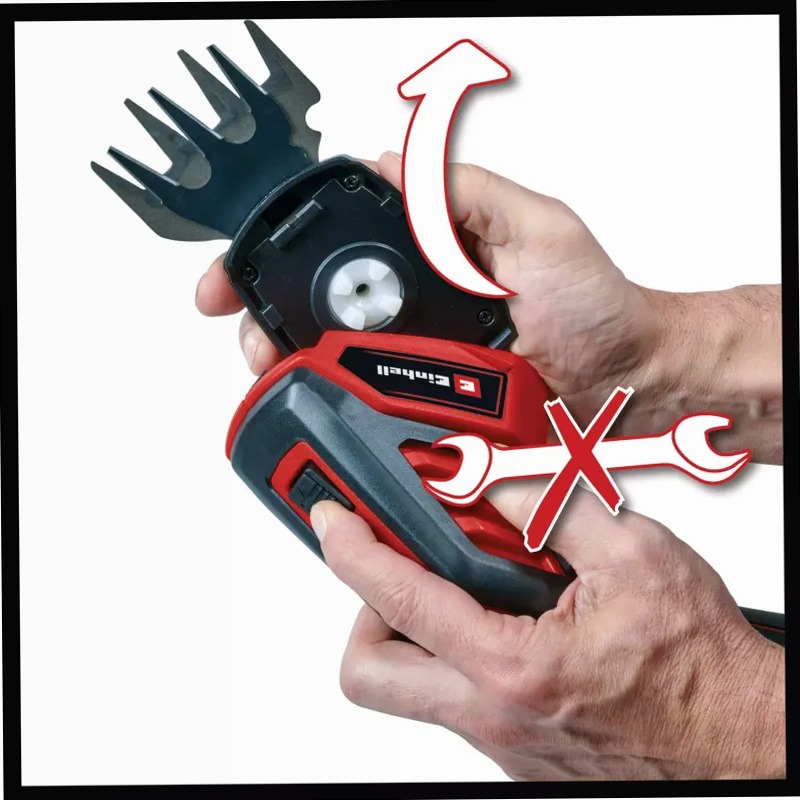 Einhell Forbici per erba e cespugli a batteria GC-CG 3,6/70 Li WT