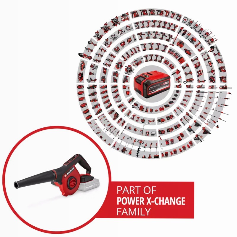 Einhell Soffiatore a Batteria TE-CB 18/270 Li - Solo