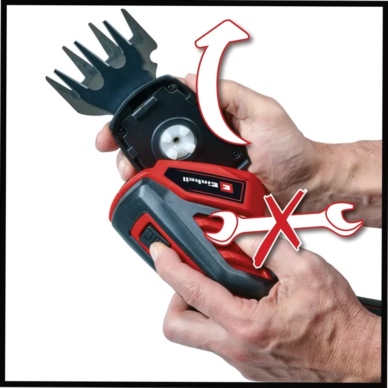 Einhell Forbici per erba e cespugli a batteria GC-CG 3,6/70 Li