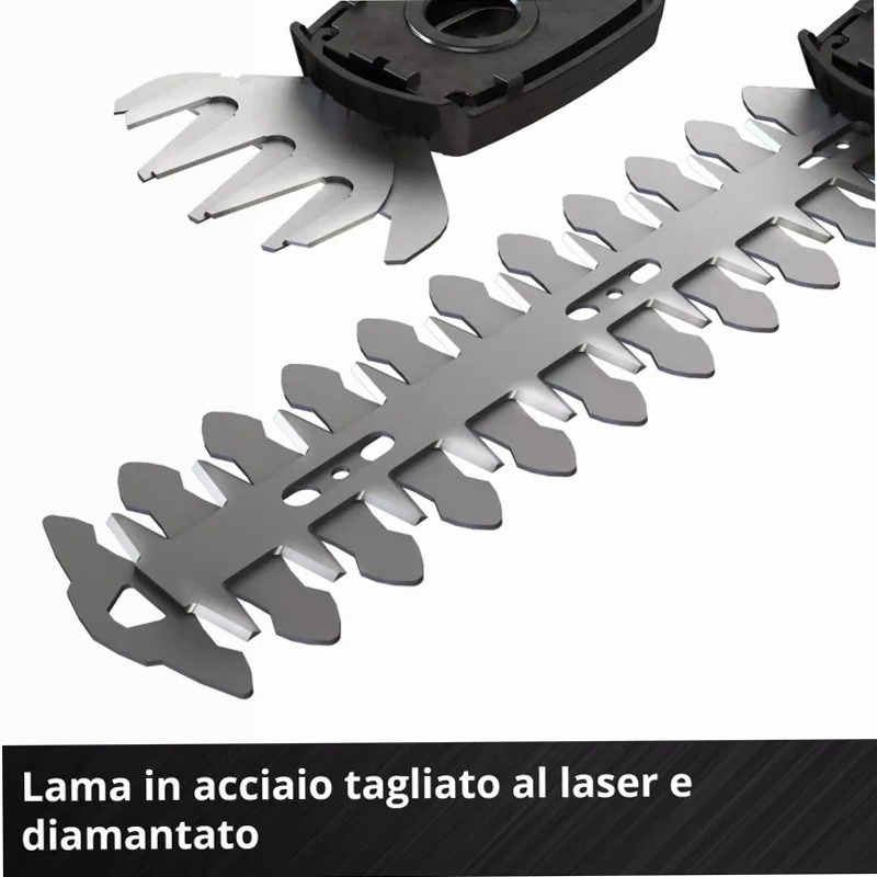Einhell Forbici per erba e cespugli a batteria GE-CG 18/100 Li-Solo