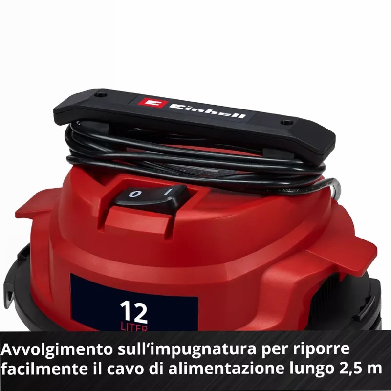 Einhell Aspirasolidi e liquidi TC-VC 1240 S