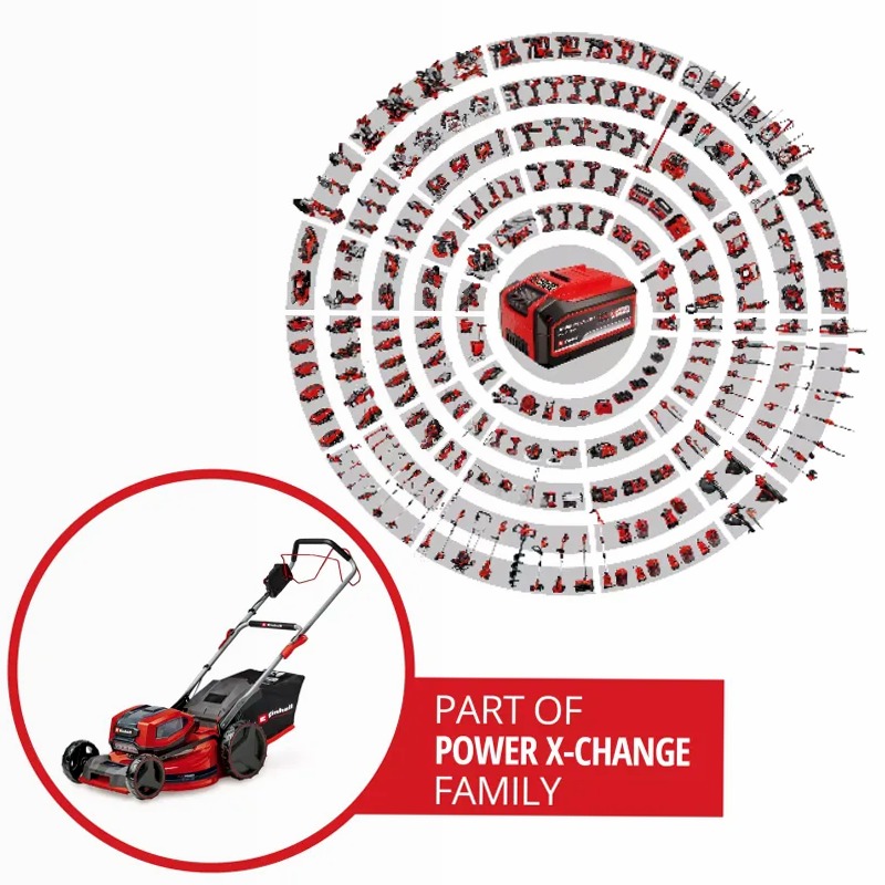 Einhell Tagliaerba a Batteria GP-CM 36/52 S Li BL