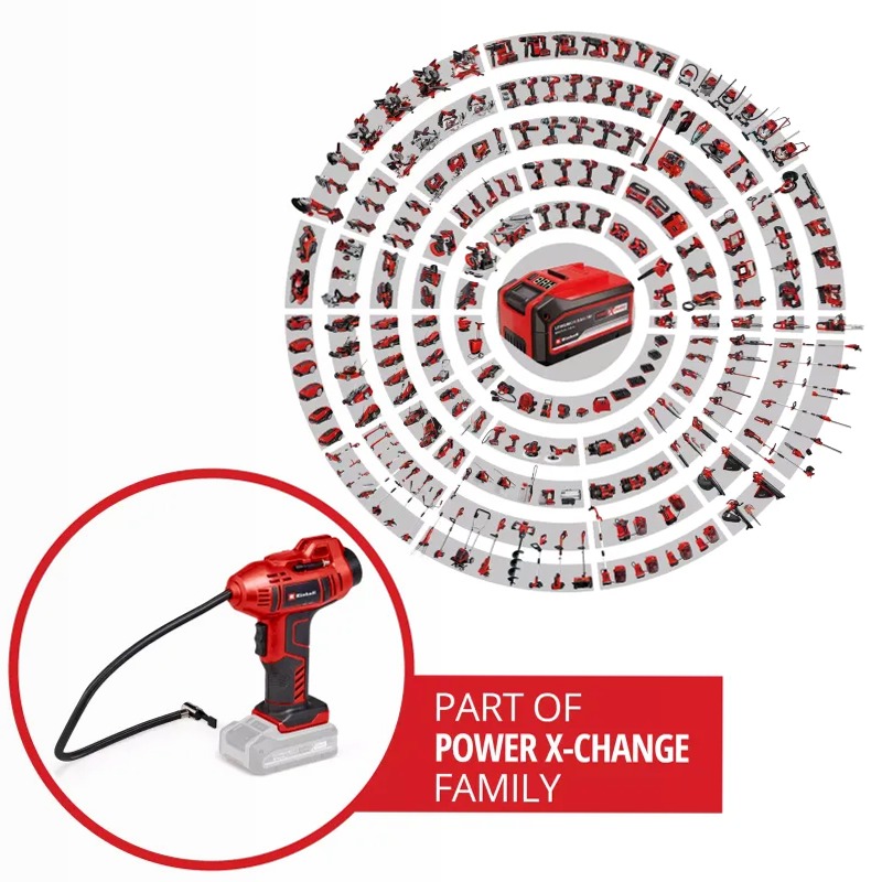 Einhell Compressore per auto a batteria CE-CC 18 Li-Solo