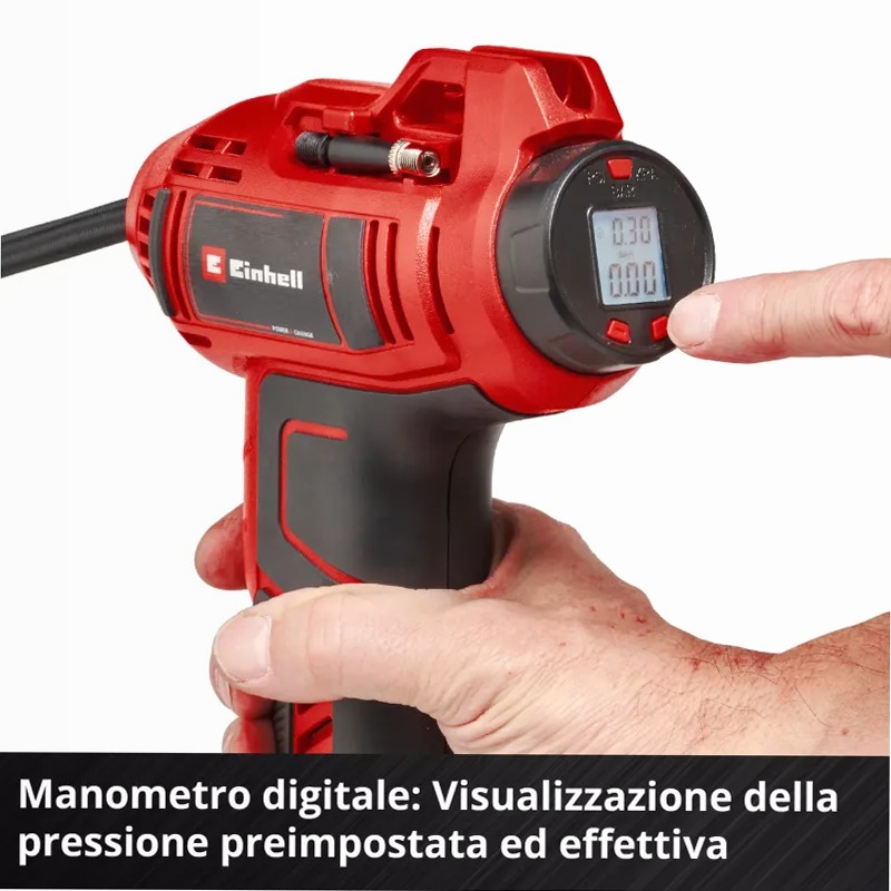 Einhell Compressore per auto a batteria CE-CC 18 Li-Solo