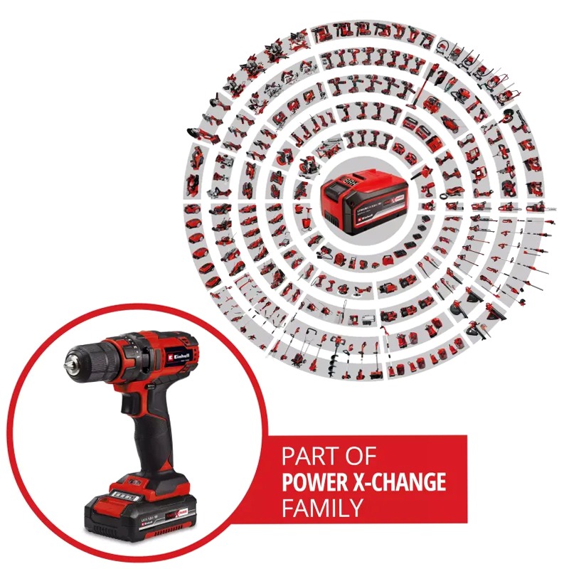 Einhell Trapano a batteria TC-CD 18/35-2 Li