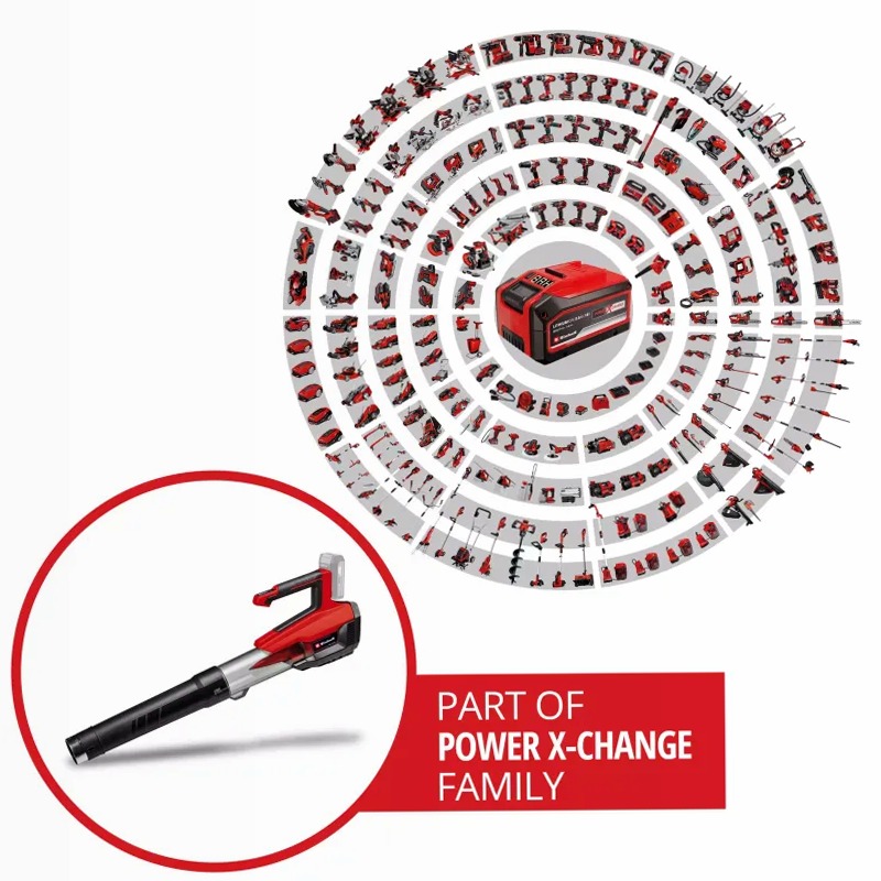 Einhell Soffiatore per foglie a batteria GP-LB 18/200 Li E-Solo