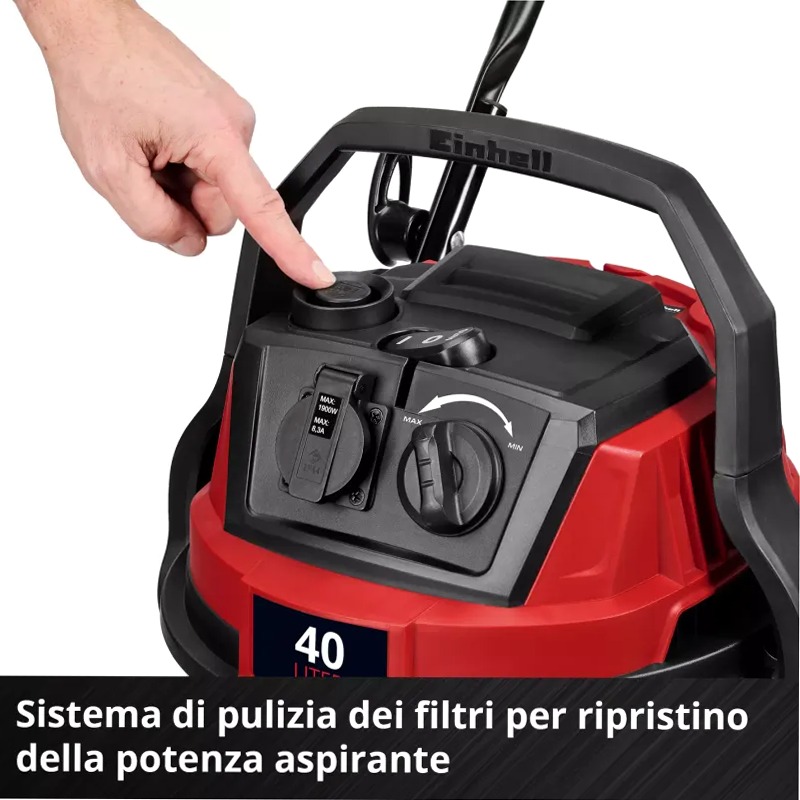 Einhell Aspirasolidi e liquidi TE-VC 4090 SACL