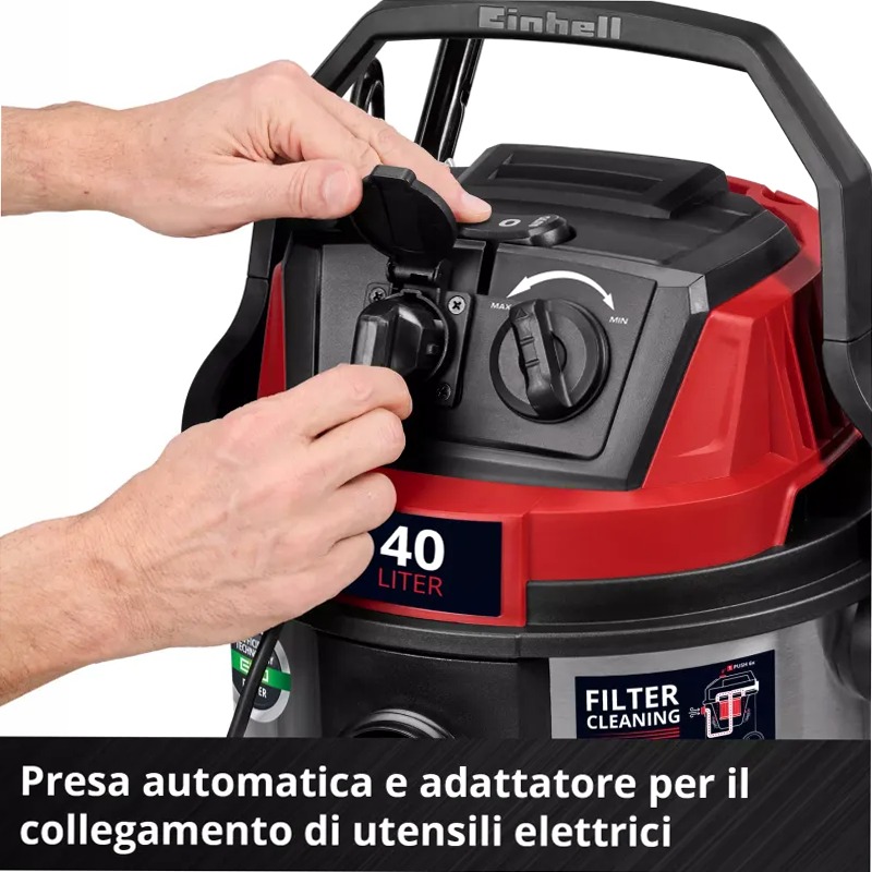 Einhell Aspirasolidi e liquidi TE-VC 4090 SACL