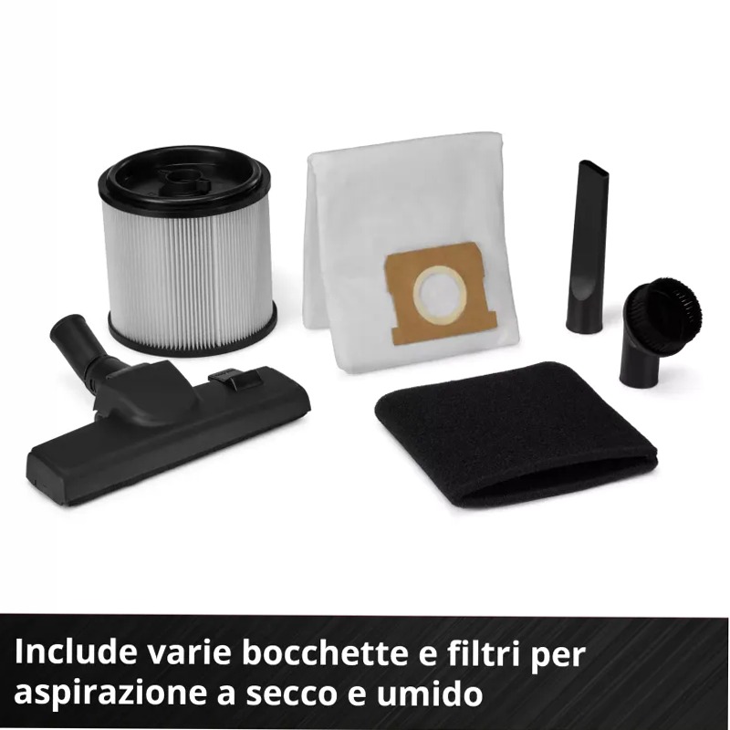 Einhell Aspirasolidi e liquidi TE-VC 4090 SACL