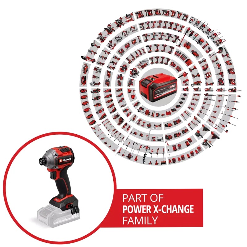 Einhell Avvitatore a impulsi a batteria TP-CI 18/250-C Li BL-Solo