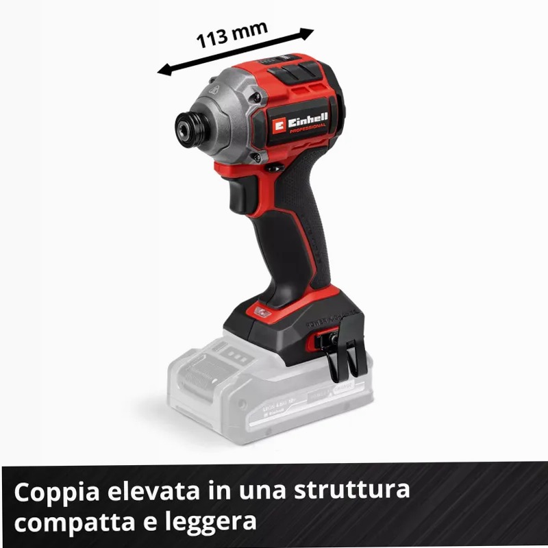 Einhell Avvitatore a impulsi a batteria TP-CI 18/250-C Li BL-Solo