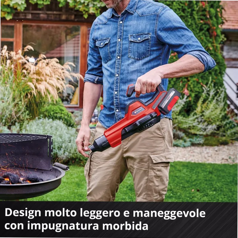 Einhell Soffiatore per foglie a batteria GE-UB 18/250 Li E (1x4,0Ah)