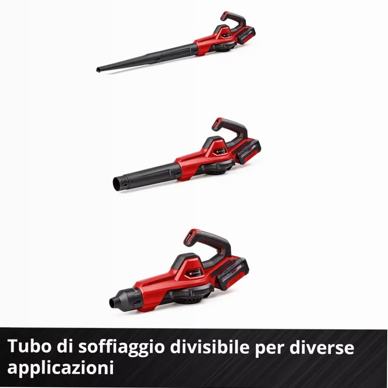 Einhell Soffiatore per foglie a batteria GE-UB 18/250 Li E (1x4,0Ah)