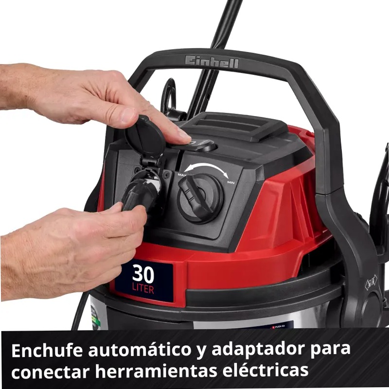 Einhell Aspirasolidi e liquidi TE-VC 3080 SACL