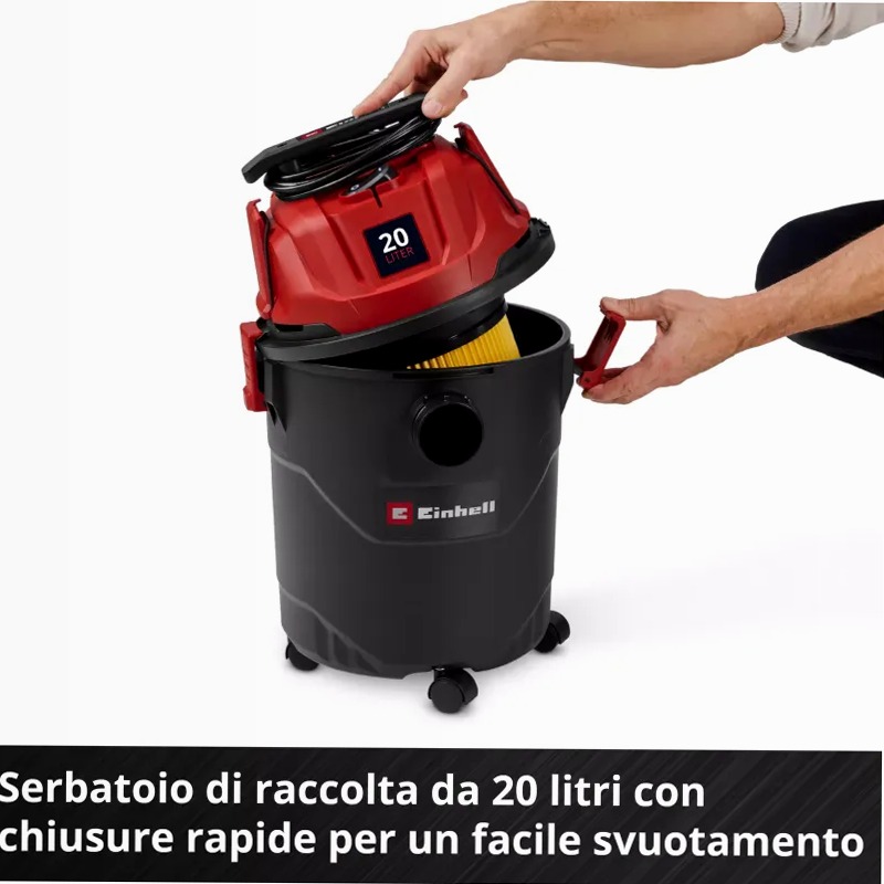 Einhell Aspirasolidi e liquidi TC-VC 2045