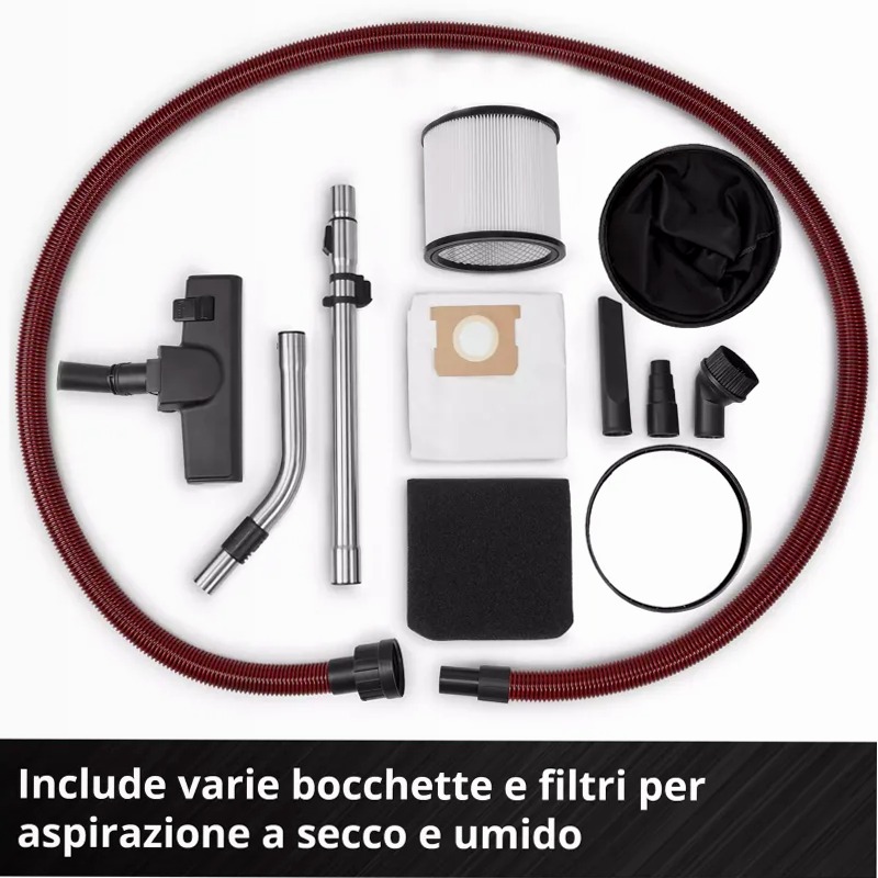 Einhell Aspirasolidi e liquidi TE-VC 5090 SACL