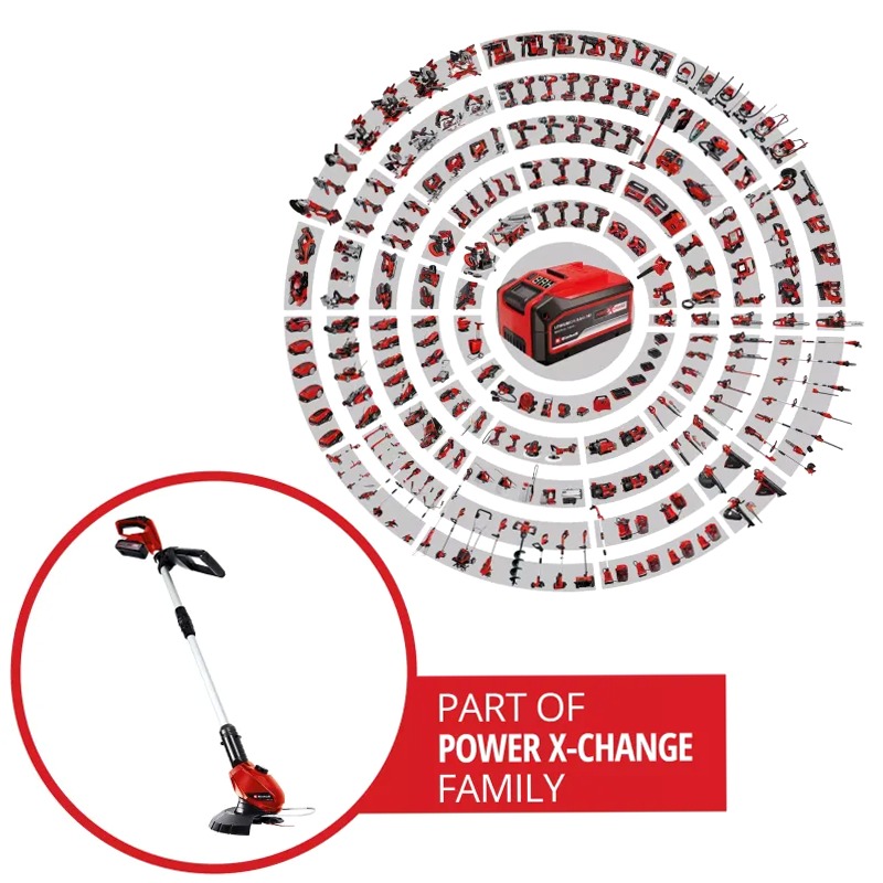 Einhell Tagliabordi a Batteria GE-CT 18 Li