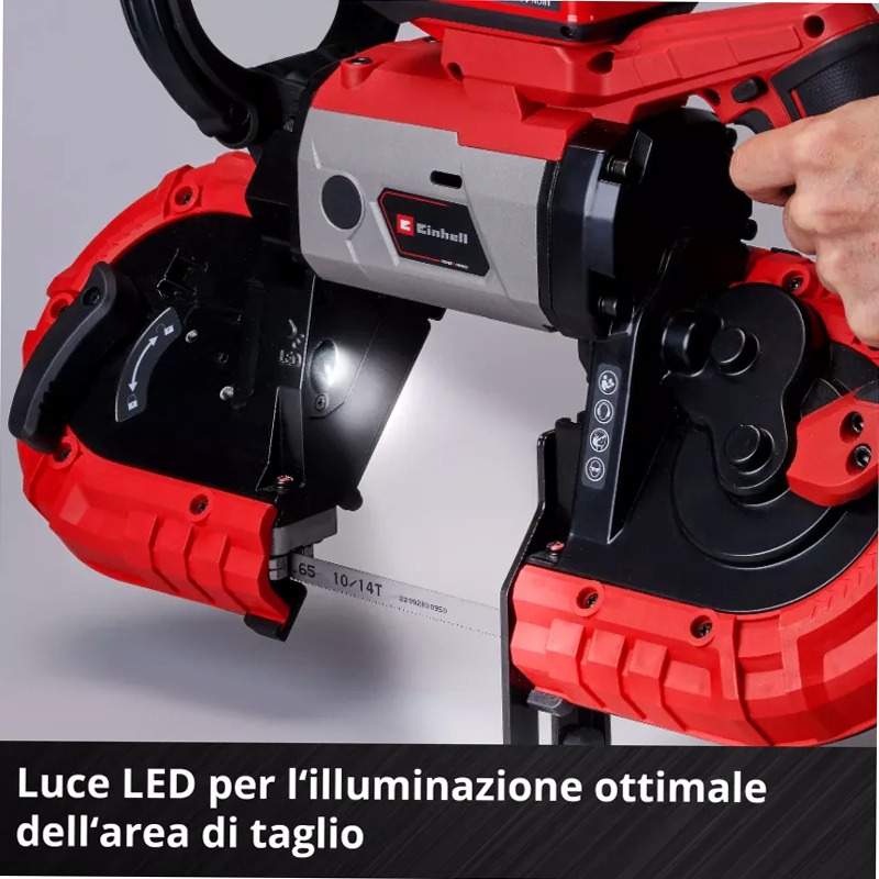 Einhell Sega a Nastro a Batteria TE-MB 18/127 Li-Solo