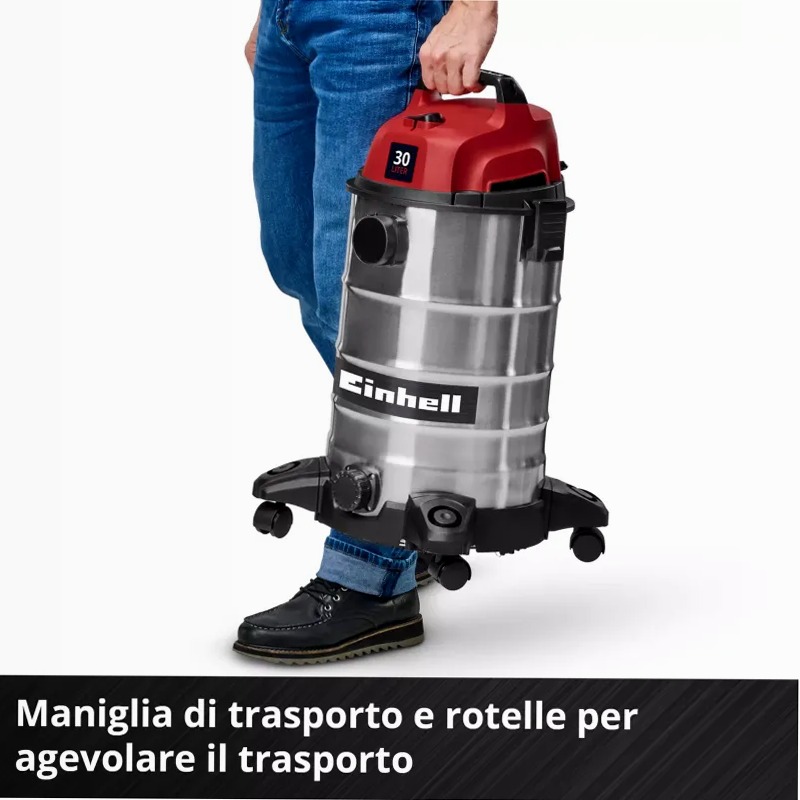 Einhell Aspirasolidi e liquidi TC-VC 3055 S