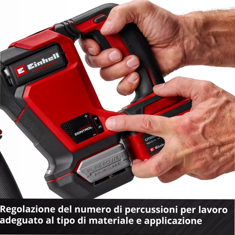 Einhell Martello Demolitore a Batteria TP-DH 18/4 Li BL-Solo