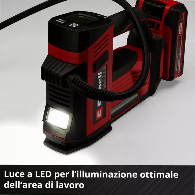 Einhell Compressore per auto a batteria CE-CC 18/23 D Li-Solo