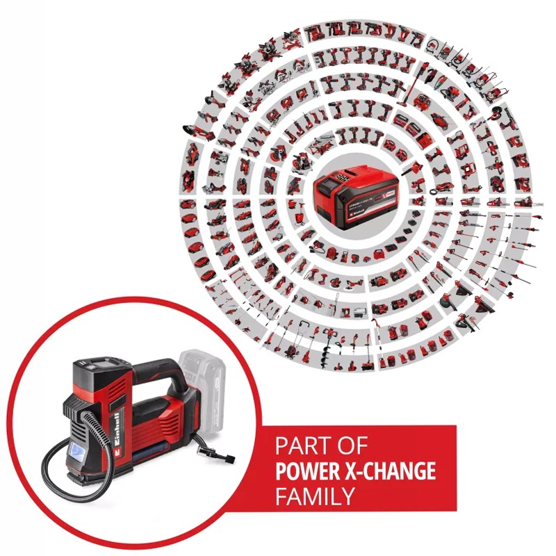 Einhell Compressore per auto a batteria CE-CC 18/23 D Li-Solo