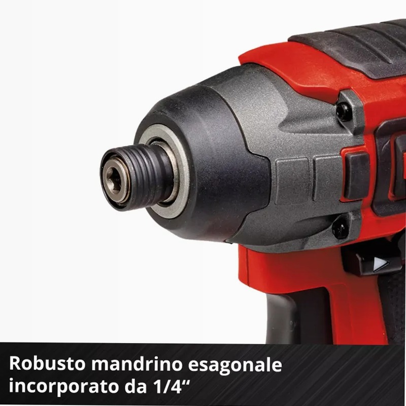Einhell Avvitatore a impulsi a batteria TP-CI 18/220 Li BL - Solo