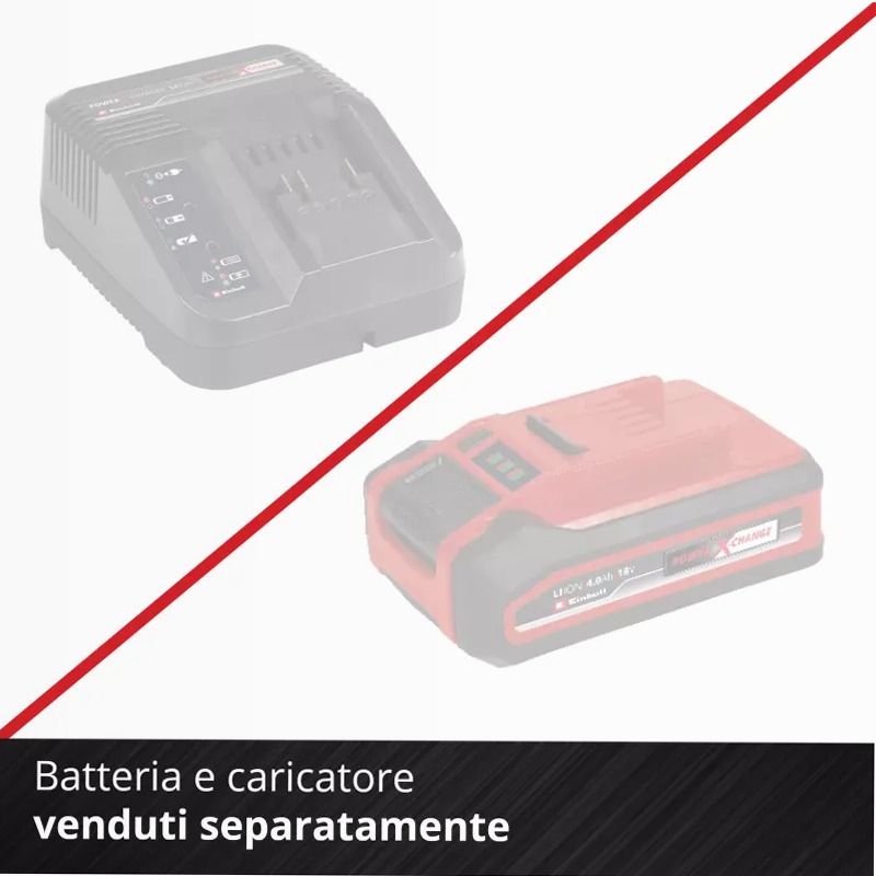 Einhell Smerigliatrice Rotorbitale a Batteria TP-RS 18/32 Li BL-Solo