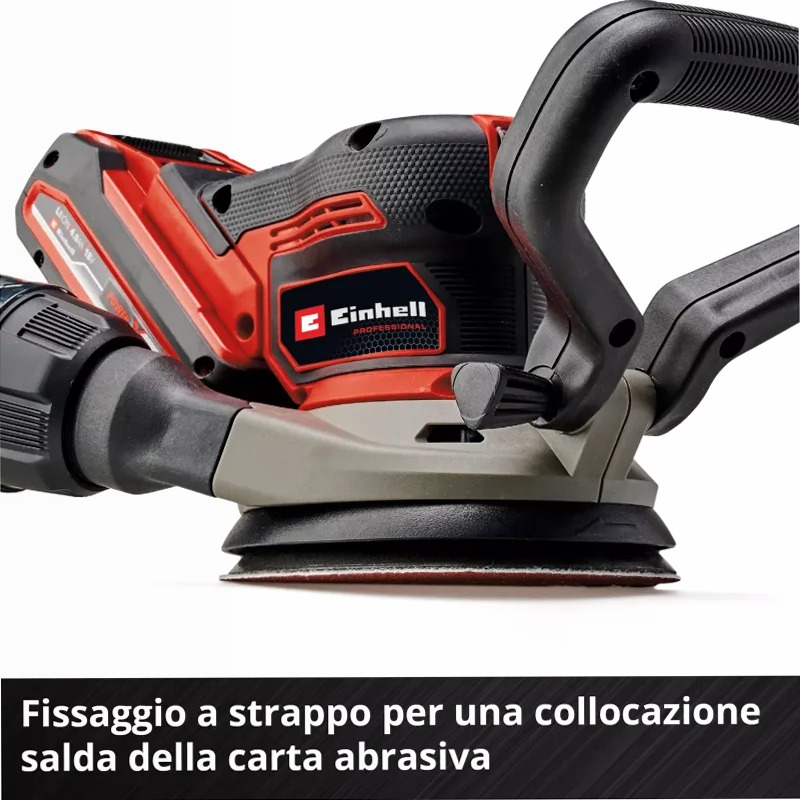 Einhell Smerigliatrice Rotorbitale a Batteria TP-RS 18/32 Li BL-Solo