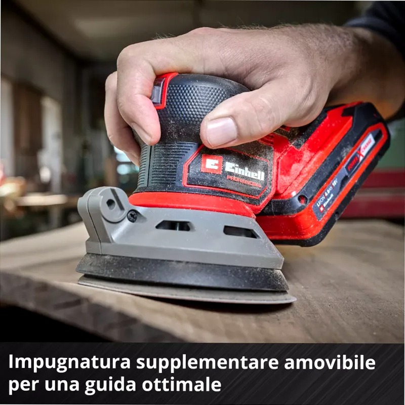 Einhell Smerigliatrice Rotorbitale a Batteria TP-RS 18/32 Li BL-Solo