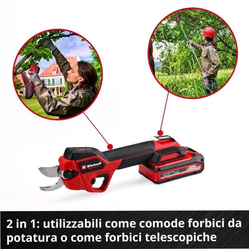 Einhell Forbici da potatura a batteria GP-LS 18/28 Li T BL-Solo